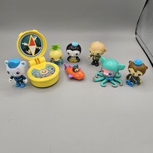 Octonauts Octo-compass Not Working * Gup Speeder Figures Lot Mattel Rare Toys